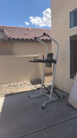 exercise equipment pull up and ab machine