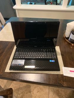MSI 15.6 inch Screen laptop with Windows 11 Pro, HDMI, and 8GB Ram
