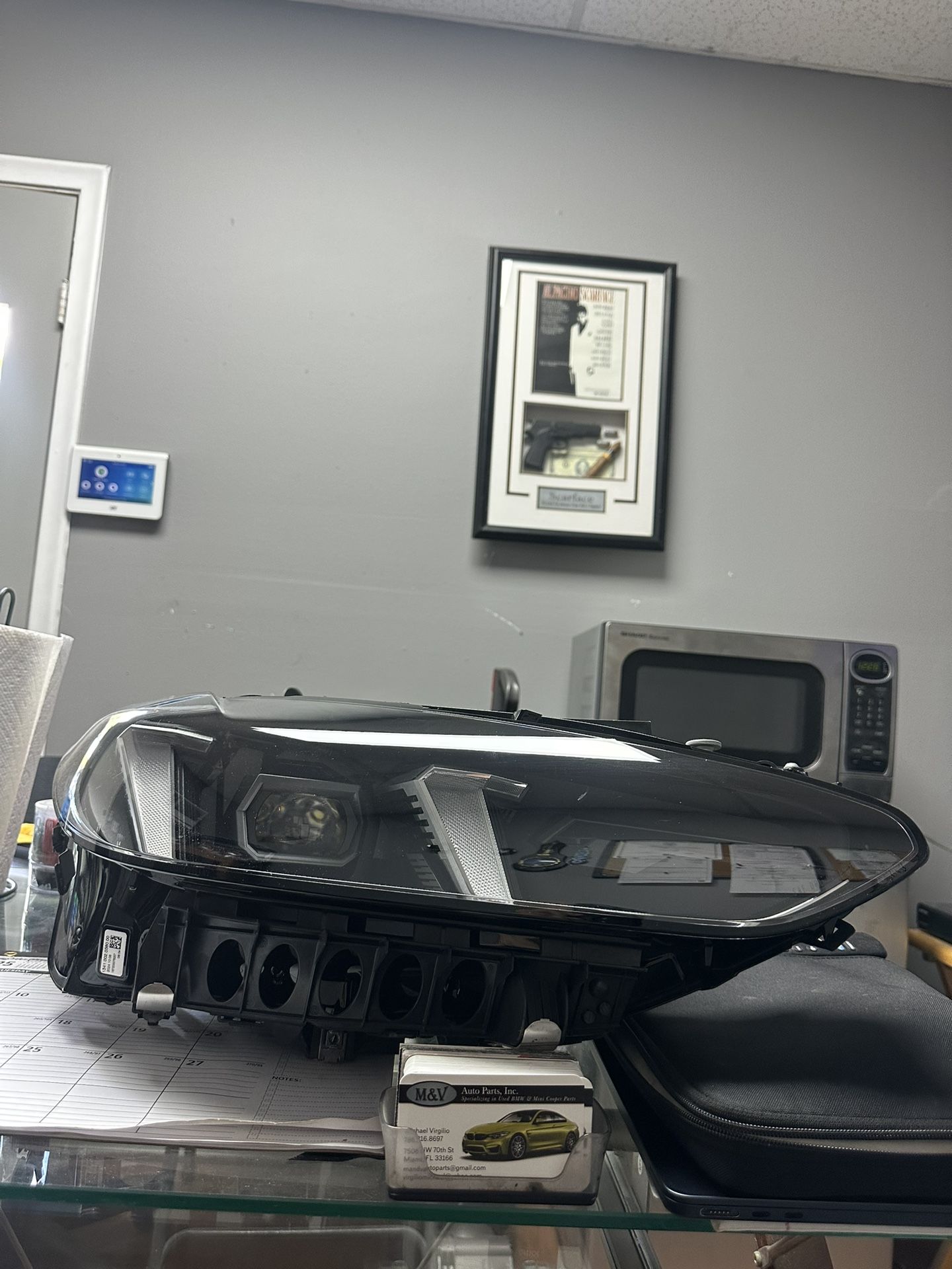 BMW 4 SERIES G22/G23/G26 LCI ORIGINAL OEM RIGHT PASSENGER LED HEADLIGHT (FACELIFT) 2024/2025/2026