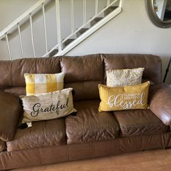 Brown Leather Sofas