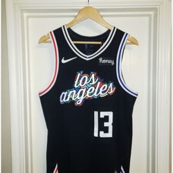 Paul George Los Angeles Clippers 2022-2023 Nike Authentic City Edition Jersey Size 48