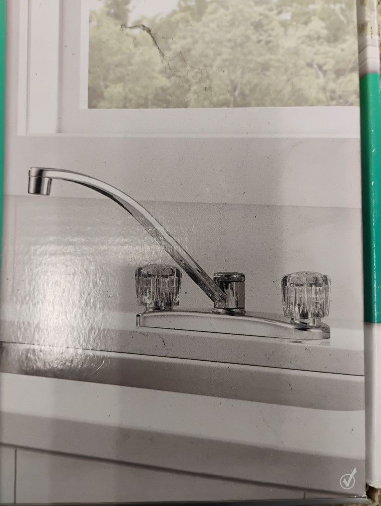 Two Handle Kitchen Faucet Chrome