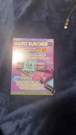 Hard summer Braclet 2day ga