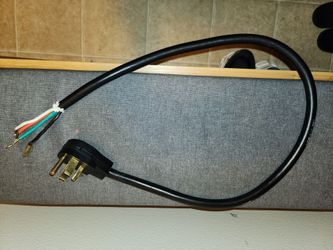 Clothes dryer power cord