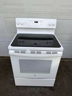GE Electric Stove glass top
