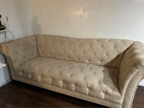 Beige couch