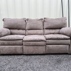 Lane Microsuede Recliner Couch