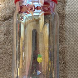 Glass Tumbler with Glass Straw