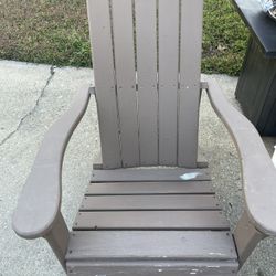 Adirondack Wood Chair 