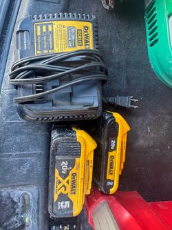 Dewalt batteries and charger bundle