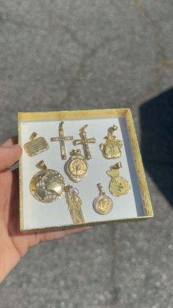 Gold pendants