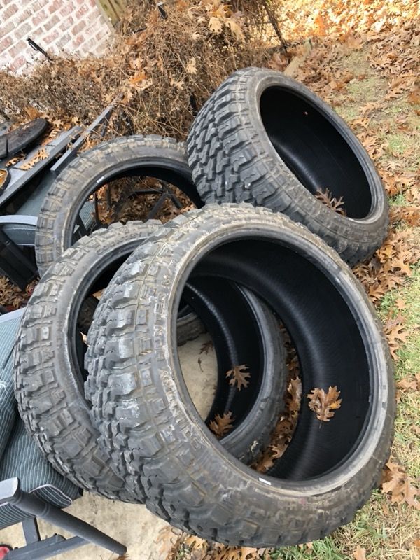 Furry Off-road 35x12.50R24 barley used tires.