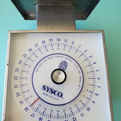 SYSCO Restuarant  Kitchen Scale Model SR 2   32 oz    SyS-01