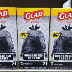 Glad 30 Gallon 21ct Thrash Bags 2/$15