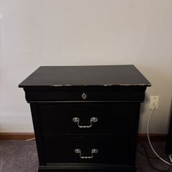 Black Night Stand/Bed side Table