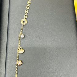 14k Charm Bracelet 