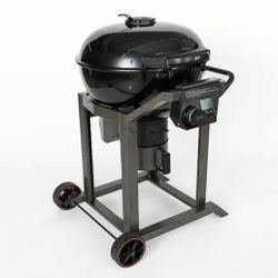 LOCO 22.5 in. SmartTemp Kettle Charcoal Grill in Black