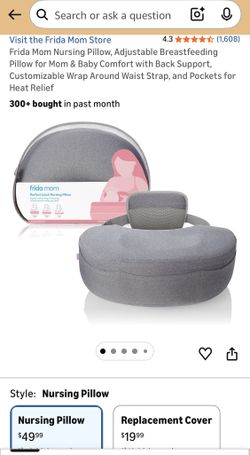Frida Mom Nursing Pillow, Adjustable Breastfeeding