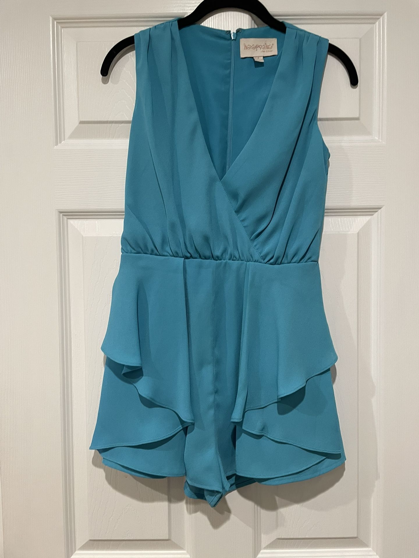 Keepsake The Label Teal Romper