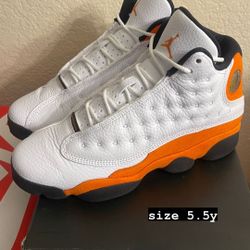 Jordan 13 Starfish size 5.5/7women $80