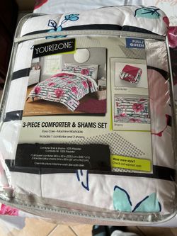 3-Piece Comforter & Shams Set