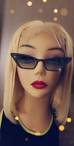 5x5 closure wig 10a 613 10 inch bob, customized*