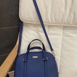 Kate Spade Blue Leather Bag