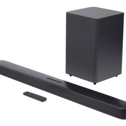 JBL - 2.1-Channel Soundbar with Wireless Subwoofer and Dolby Digital - Black