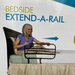 Able Life Bedside Extendable Bed Rail for Elderly, Adjustable Safety Handle. Retails for $89.00 at Walmart. 