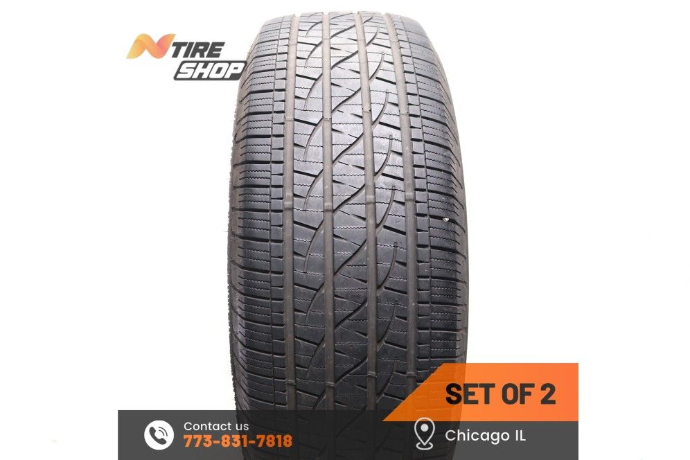 Set of 2 Used 7/32 Whitewall 275/65R18 116T Firestone Destination LE3