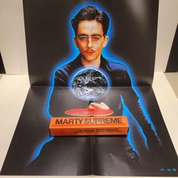 Marty Supreme Ping Pong Ball Set And Poster 