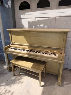 Upright Piano with Bench