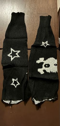 2 pairs of Y2K Flared Leg Warmers