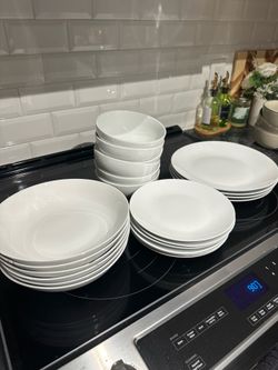 Dinnerware Modern White Set