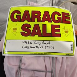 Garage Sale June 12 From 8:00 - 2:00pm