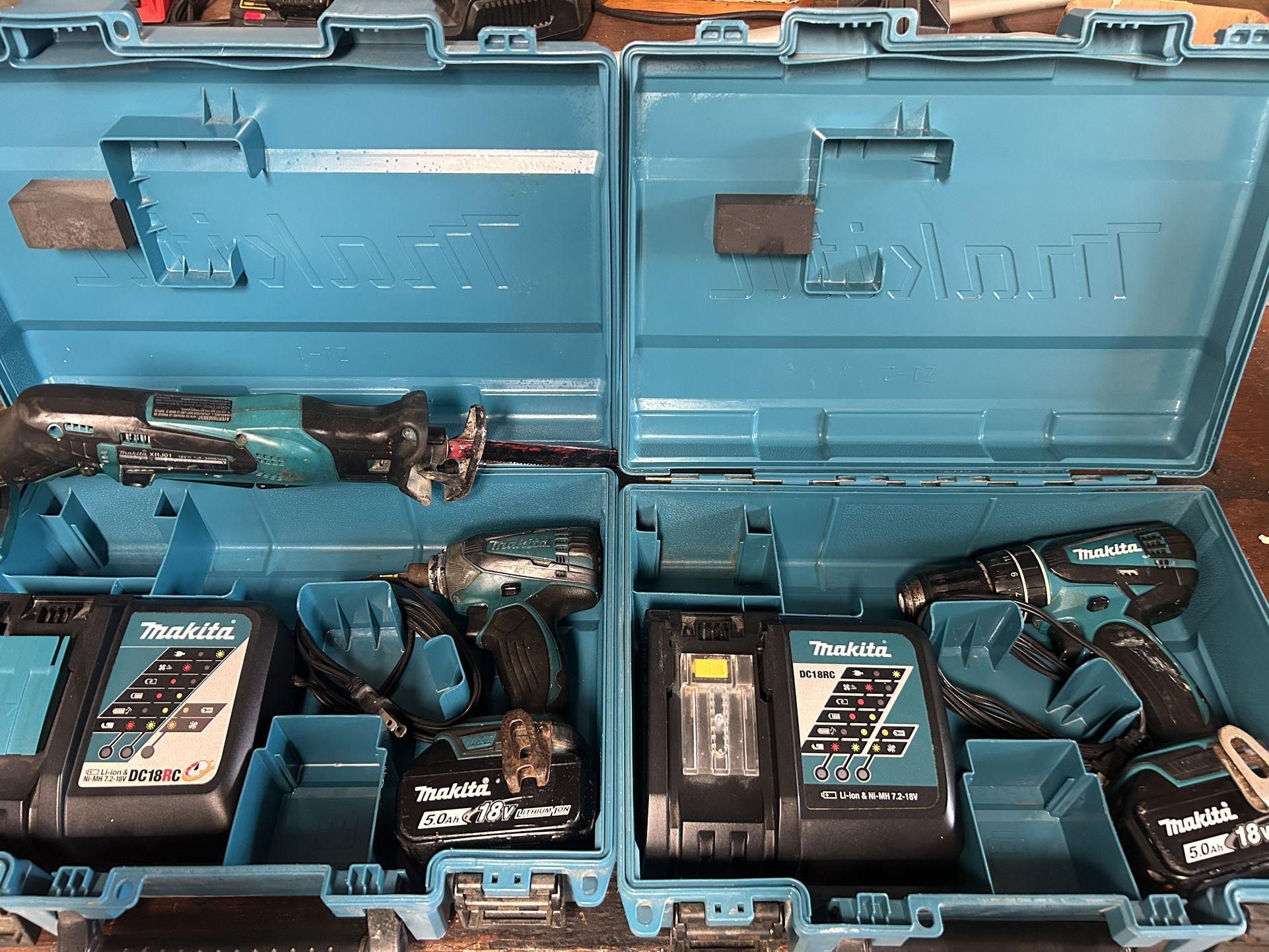 Makita Drill, Driver, And Sawzall