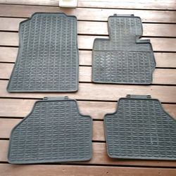 All Weather Rubber Mats BMW X3 35i Set Of 4, Original, Preowned