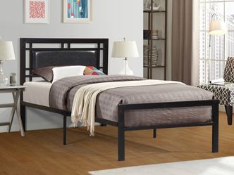 NEW TWIN SIZE BED WITH MATTRESS AND FREE DELIVERY PAY ON ARRIVAL