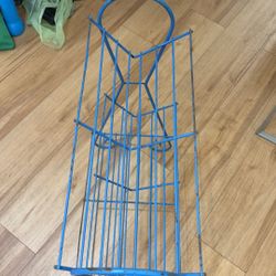 Wrought Iron Book Rack Vintage to antique