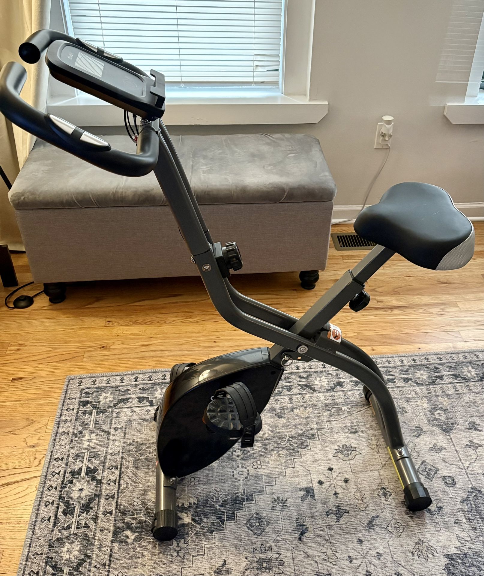 Indoor Stationary Exercise Bike Foldable