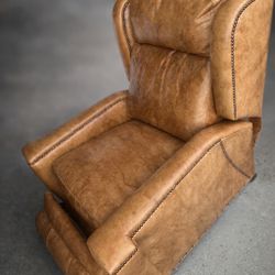 Hancock & Moore Leather Recliner 