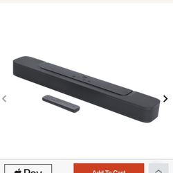 JBL 2.0 Channel All-in-One Soundbar (MK2) – Black