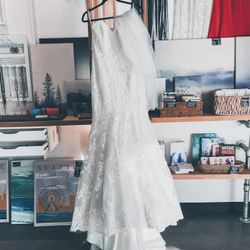 Lace Sweetheart Wedding Dress