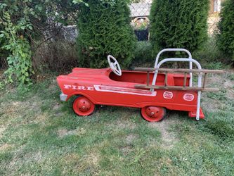 Vintage Pedal Truck Fire Engine