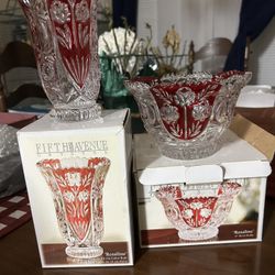 Fifth Avenue Vase And Candy Dish 