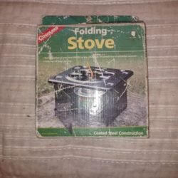 Coghlans Folding Stove Black 6.5" w × 6.5" d × 5" h