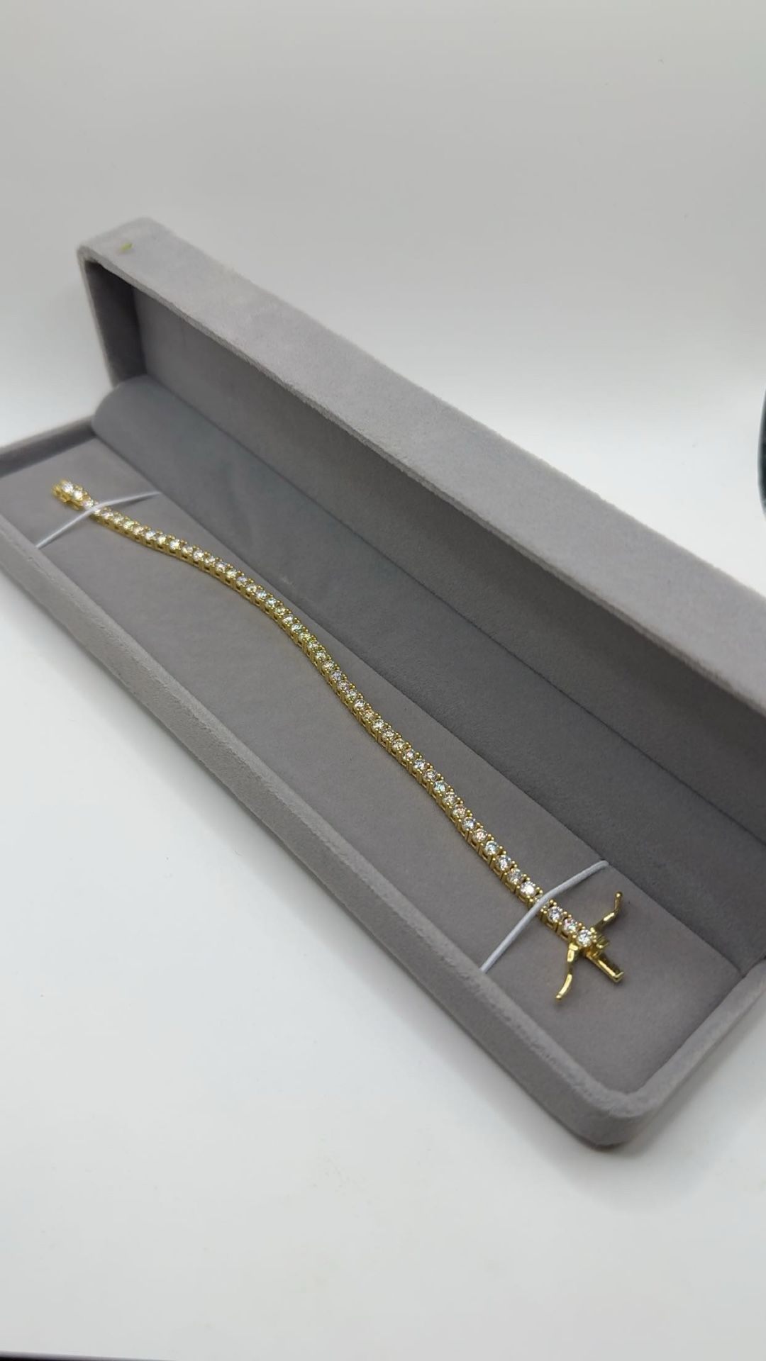 Pass Tester 3mm Tennis Bracelet Gold
