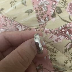 Real 925 Sterling Silver Wedding Band Size 10