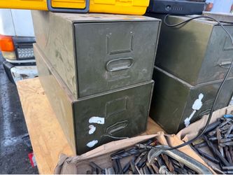 Safe-T-stak metal parts boxes 4pcs lot