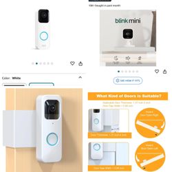 Blink Doorbell & Security Camera
